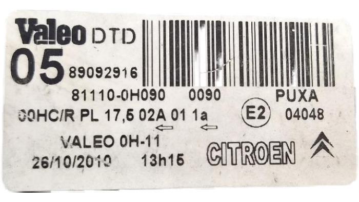 Używane Lampa LED Citroen C1 Cena € 109,25 Procedura marży oferowane przez Bart Ebben