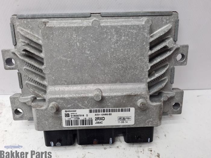Engine management computer from a Ford Fiesta 6 (JA8) 1.25 16V 2012