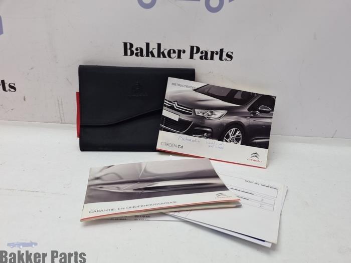 Używane Instrukcja Citroen C4 Berline (NC) 1.6 16V VTi Cena € 25,00 Procedura marży oferowane przez Bakker Parts