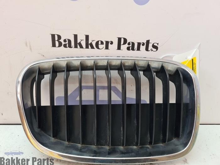 Używane Grill BMW 1 serie (F20) 116d 1.6 16V Efficient Dynamics Cena € 25,00 Procedura marży oferowane przez Bakker Parts