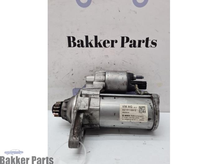 Gebrauchte Anlasser Audi A3 Sportback (8VA/8VF) 1.4 TFSI 16V Preis € 40,00 Margenregelung angeboten von Bakker Parts