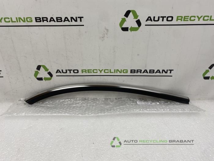 Rear side glass trim