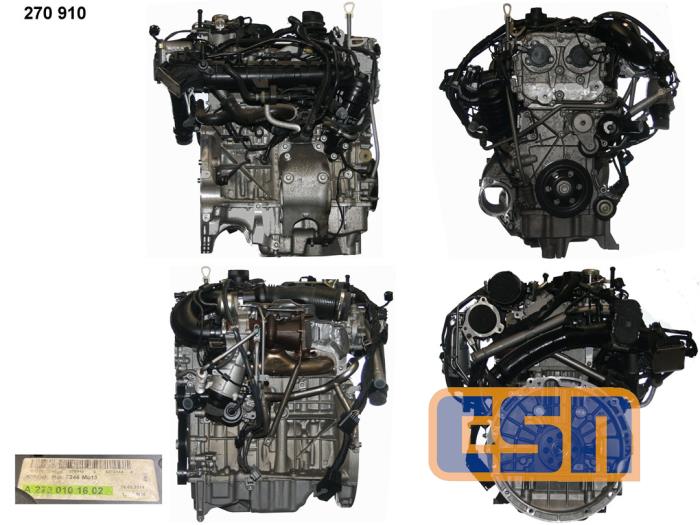 Używane Silnik Mercedes B (W246/W242) 1.6 B-200 BlueEFFICIENCY Turbo 16V Cena € 2.902,79 Z VAT oferowane przez CSN Engines