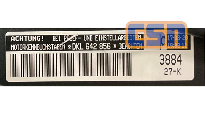 Engine from a Volkswagen T-Cross 1.0 TSI 95 12V 2020