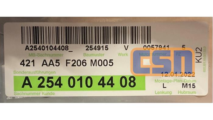 Neue Motor Mercedes C (W206) C-200 1.5 EQ Boost Preis € 5.927,79 Mit Mehrwertsteuer angeboten von CSN Engines