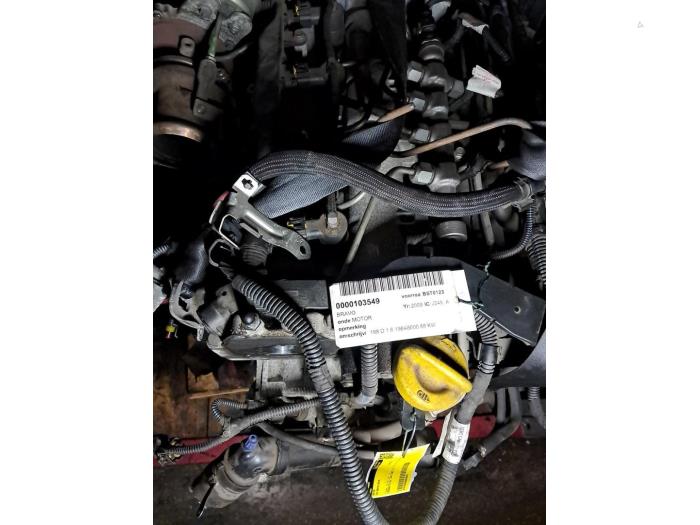 Used Engine Fiat Bravo (198A) 1.6 D Multijet 90 Price € 605,00 Inclusive VAT offered by De Jonghe Recuparts