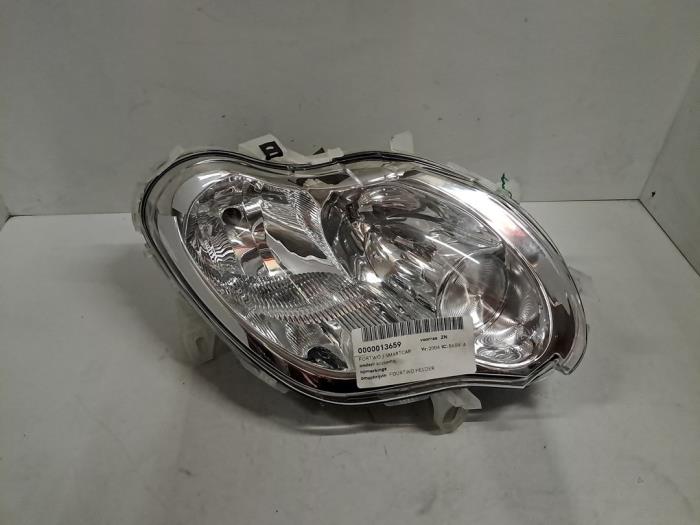 Używane Reflektor prawy Smart Fortwo Coupé (450.3) 0.7 Brabus Cena € 48,40 Z VAT oferowane przez De Jonghe Recuparts