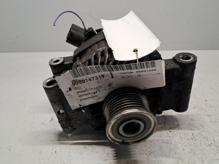 Begagnade Dynamo Citroen DS3 (SA) 1.6 16V VTS THP 155 Pris € 78,65 Inklusive moms erbjuds av De Jonghe Recuparts