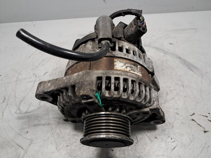 Dynamo Toyota Auris (E15), 2006 / 2012 1.4 D-4D-F 16V, Halvkombi (Hatchback), Diesel, 1.364cc, 66kW (90pk), FWD, 1NDTV, 2007-03 / 2012-09, NDE150 (Begagnad)