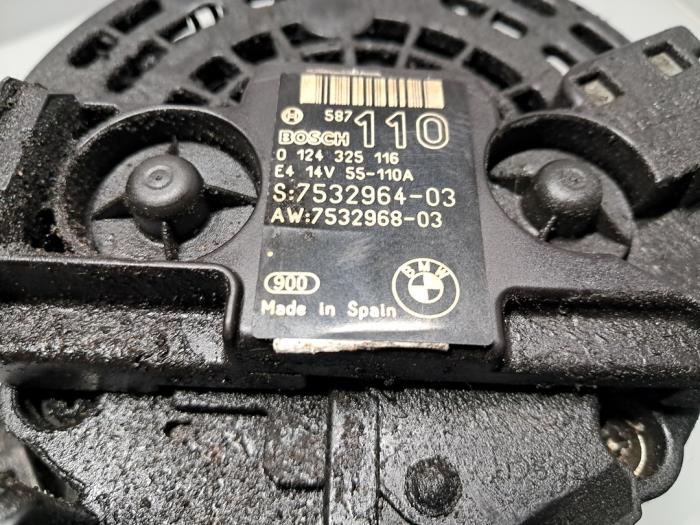 Dynamo van een BMW 3 serie (E90) 316i 16V 2007