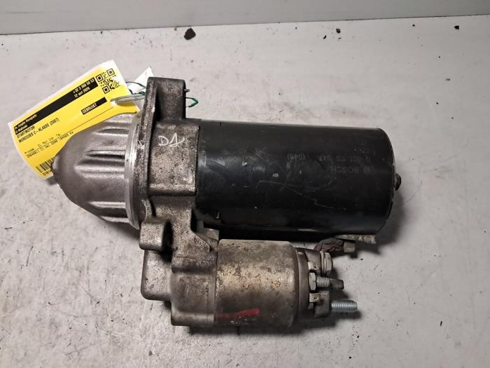 Gebrauchte Anlasser Mercedes C (W204) 2.2 C-200 CDI 16V Preis € 70,00 Mit Mehrwertsteuer angeboten von De Jonghe Recuparts