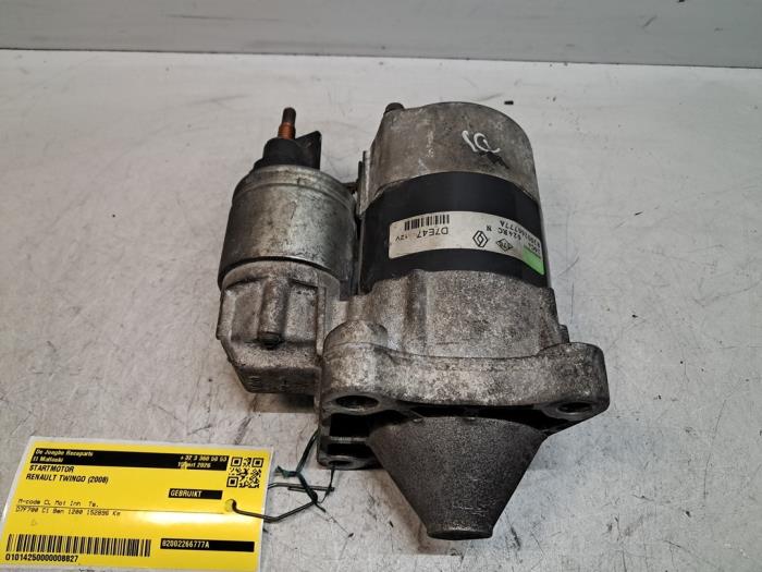 Gebrauchte Anlasser Renault Twingo (S06) 1.2 Preis € 36,30 Mit Mehrwertsteuer angeboten von De Jonghe Recuparts