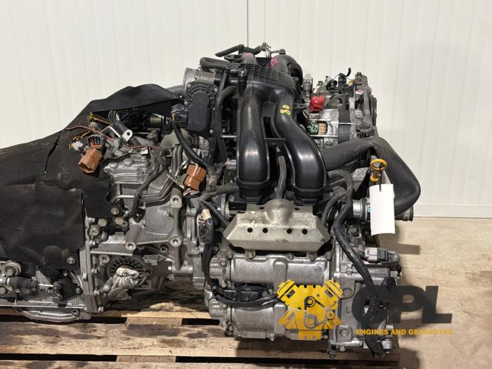 Engine from a Subaru Legacy