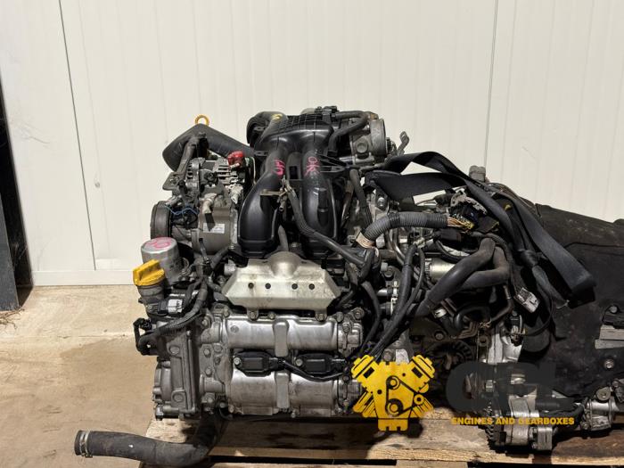 Engine from a Subaru Legacy
