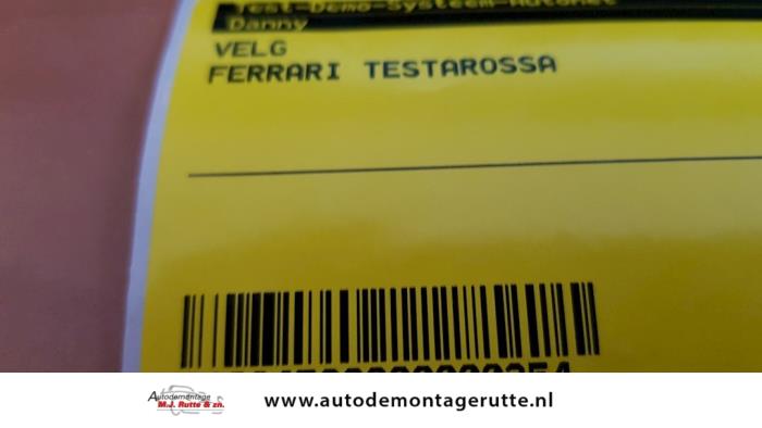 Nowe Obrecz Ferrari Testarossa Cena € 33,28 Z VAT oferowane przez DEMO Autonet Ves-1