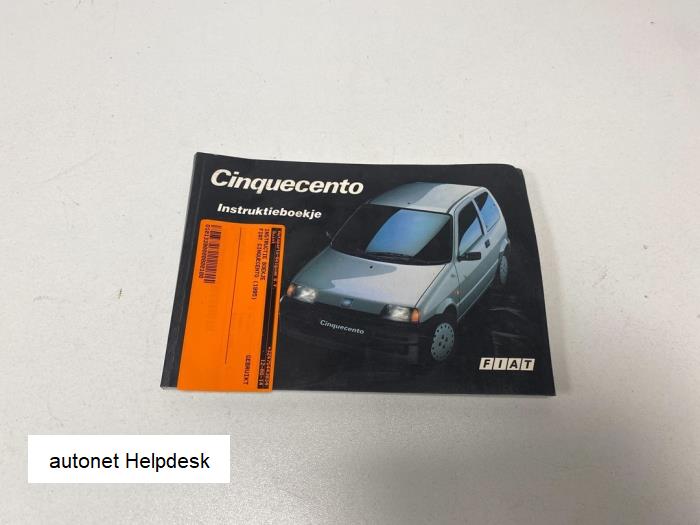 Używane Instrukcja Fiat Cinquecento Cena na żądanie oferowane przez DEMO Autonet Ves-1