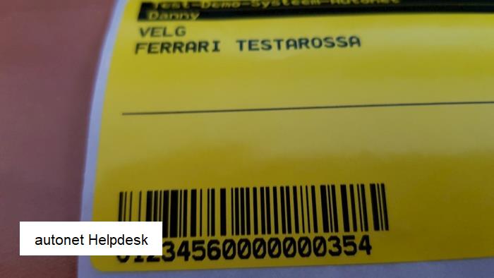Używane Obrecz Ferrari Testarossa Cena na żądanie oferowane przez DEMO Autonet Ves-1