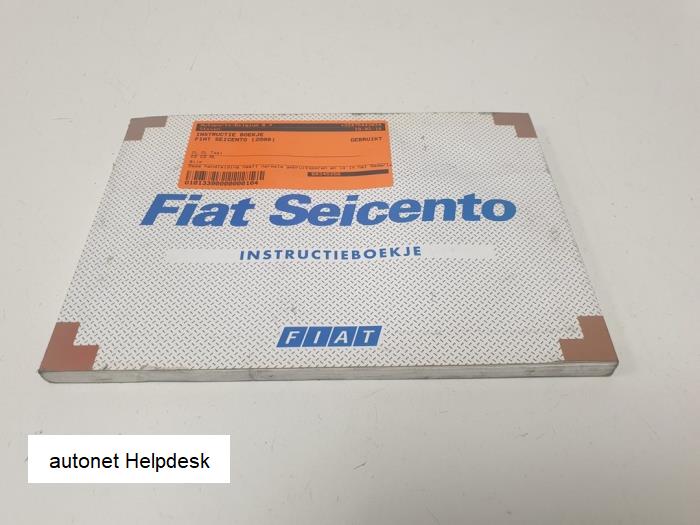 Używane Instrukcja Fiat Seicento (187) Cena na żądanie oferowane przez DEMO Autonet Ves-1