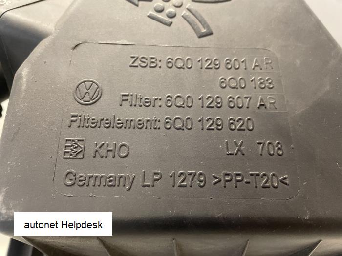 Begagnade Luftfilterhus Seat Ibiza IV (6J5) 1.4 TDI Pris på förfrågan erbjuds av DEMO Autonet Ves-1