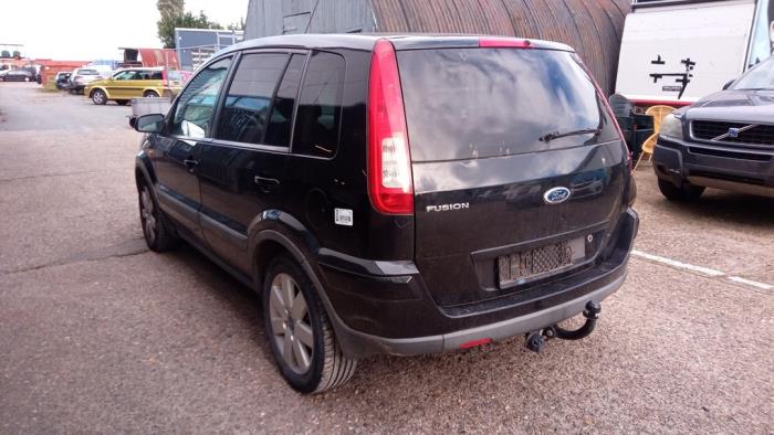 Ford Fusion 1.4 16V Samochód złomowany (2007, Czarny)