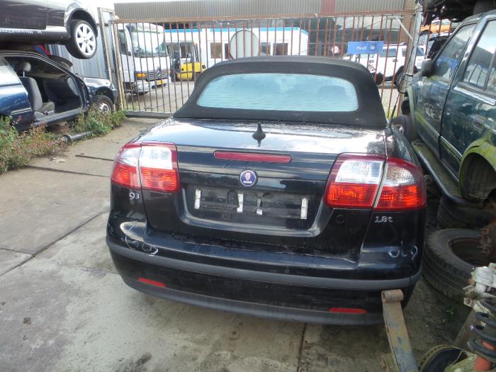 Saab 9-3 II 2.0T 16V Épave (2006, Noir)