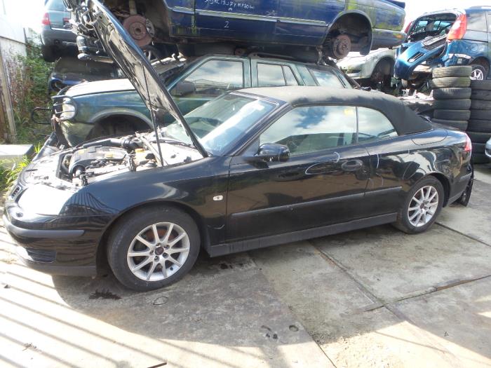 Saab 9-3 II 2.0T 16V Épave (2006, Noir)