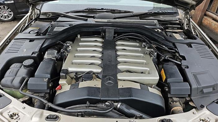 Mercedes SL 6.0 600 SL, SL-600 V12 48V Schrottauto (1995, Schwarz)