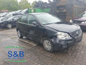 Volkswagen Polo IV 1.4 TDI 70 Vehículo de desguace (2007, Negro)