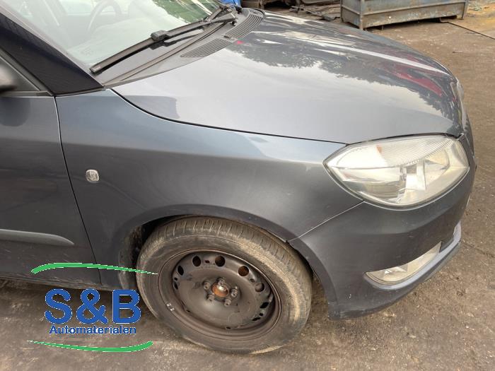 Skoda Fabia II Combi 1.2 TDI 12V Greenline Vehículo de desguace (2010, Gris, Azul)