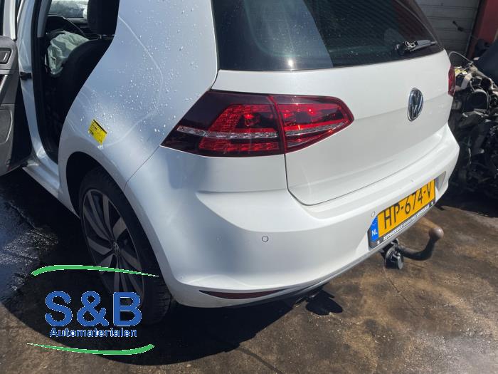 Volkswagen Golf VII 1.4 TSI 16V Vehículo de desguace (2014, Blanco)