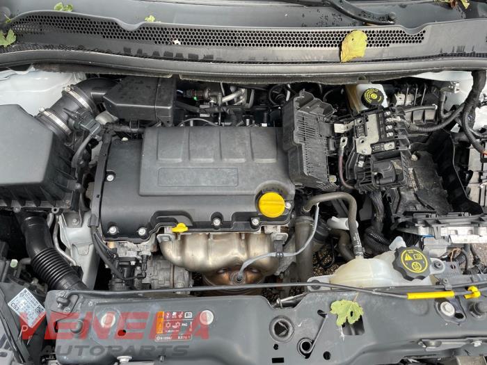 Opel Corsa E 1.2 16V Épave (2019, Blanc)
