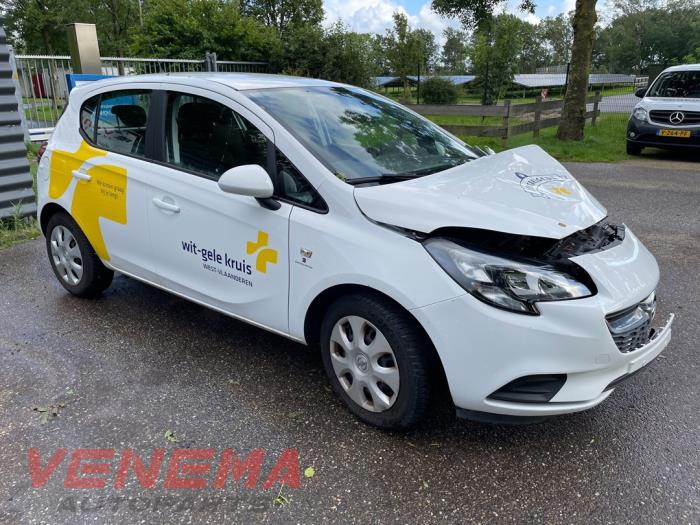 Opel Corsa E 1.2 16V Épave (2019, Blanc)