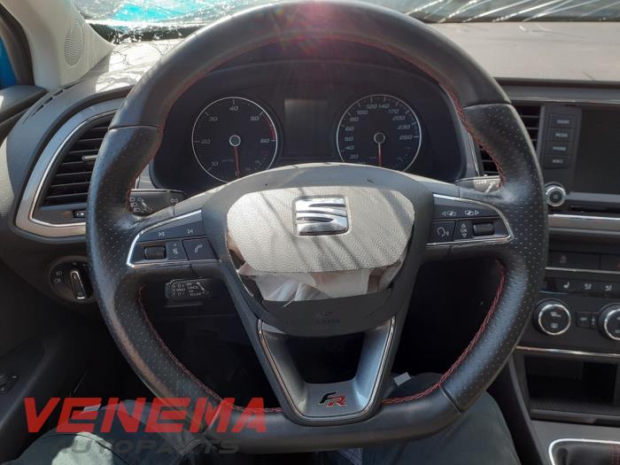 Seat Leon SC 2.0 TDI FR 16V Samochód złomowany (2015, Metalik, Niebieski, Czarny)