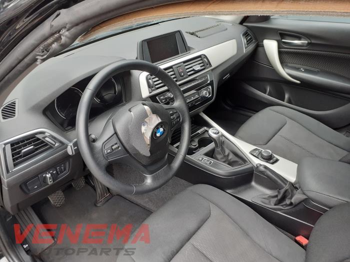 BMW 1 serie 118i 1.5 TwinPower 12V Salvage vehicle (2018, Black)