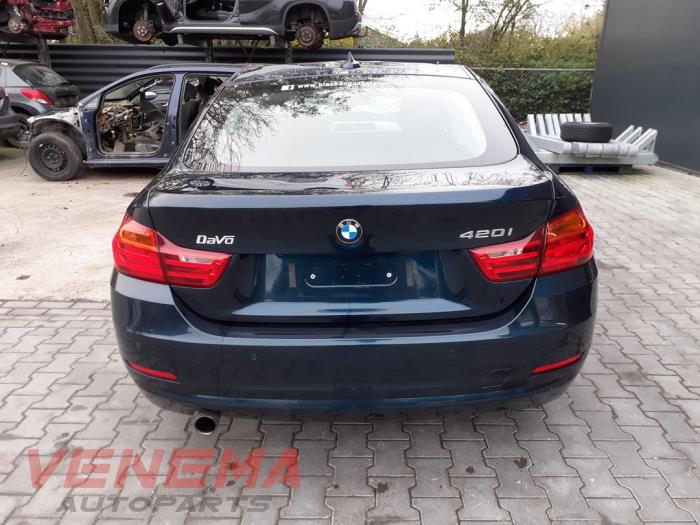 BMW 4 serie Gran Coupe 420i 2.0 Turbo 16V Épave (2016, Métallisé, Bleu)