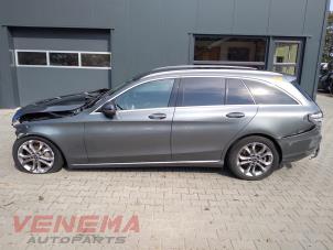 Mercedes C Estate C-250 CDI BlueTEC, C-250 d 2.2 16V Vehículo de desguace (2018, Metálico, Gris)