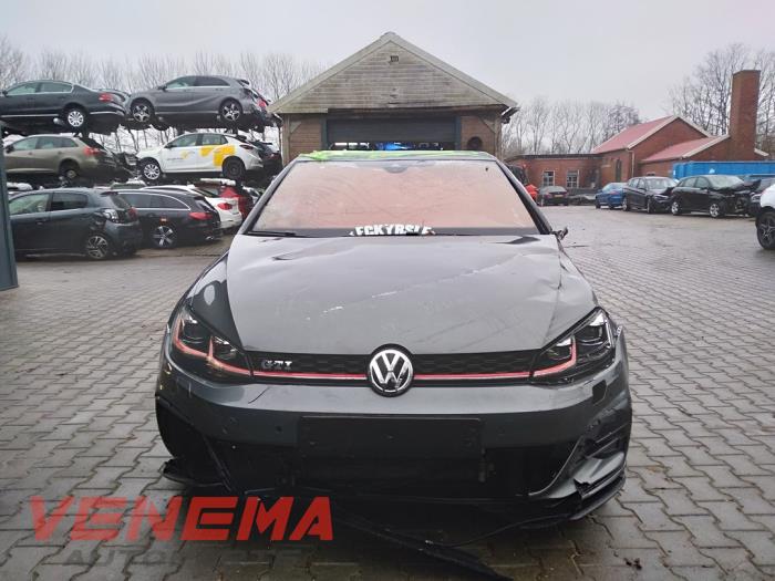 Volkswagen Golf VII 2.0 GTI 16V Performance Package Épave (2017, Foncé, Gris argenté)