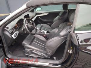 Audi A5 Cabrio 3.0 TDI V6 24V Quattro Samochód złomowany (2017, Czarny)