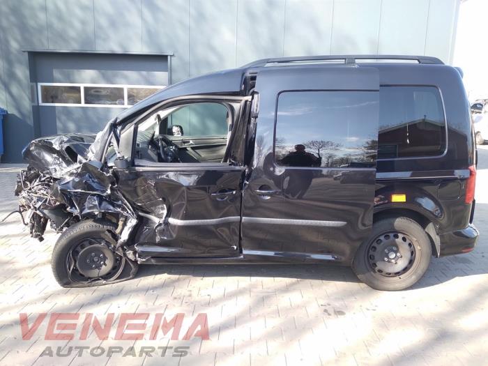 Volkswagen Caddy Combi IV 1.4 TSI 16V Épave (2020, Métallisé, Noir)