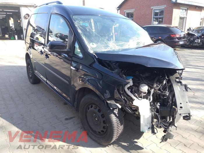 Volkswagen Caddy Combi IV 1.4 TSI 16V Épave (2020, Métallisé, Noir)