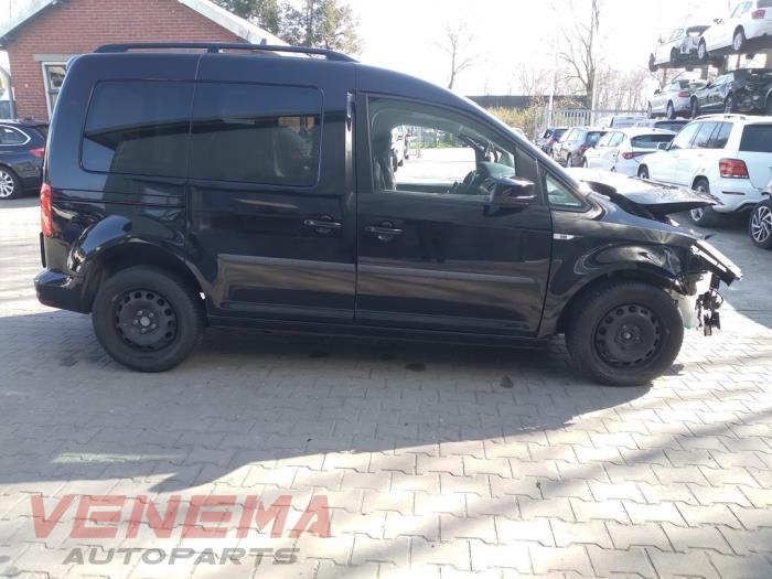 Volkswagen Caddy Combi IV 1.4 TSI 16V Épave (2020, Métallisé, Noir)