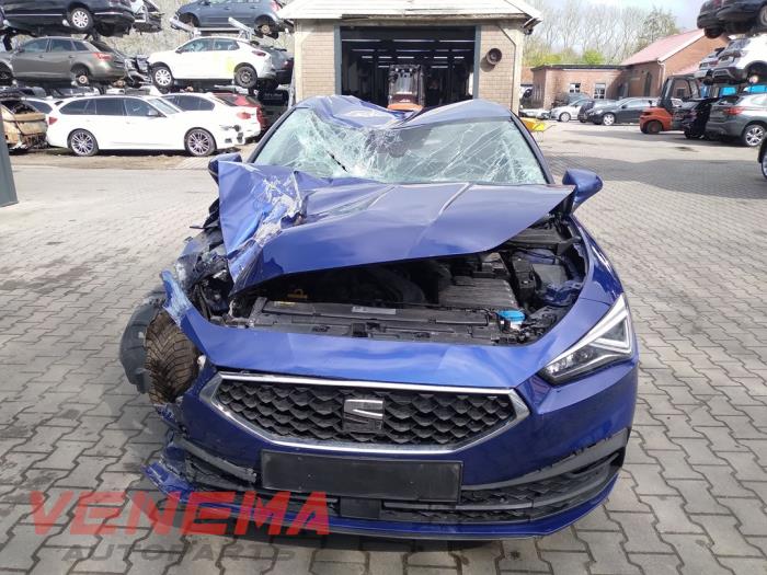 Seat Leon 1.5 TSI 16V Épave (2021, Bleu)