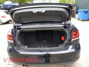 Volkswagen Golf VI Cabrio 1.4 TSI 122 16V Samochód złomowany (2013, Czarny)
