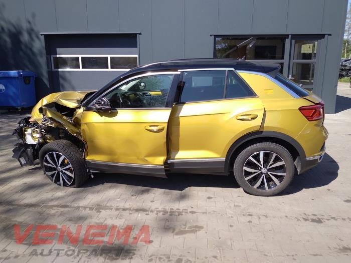 Volkswagen T-Roc I 1.5 TSI 16V Samochód złomowany (2020, Zólty)