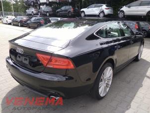Audi A7 Sportback 3.0 TDI V6 24V Samochód złomowany (2015, Czarny)