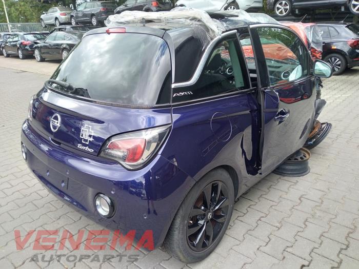 Opel Adam 1.0 Ecotec 12V SIDI Turbo Samochód złomowany (2017, Niebieski)