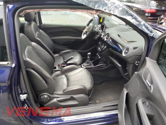 Opel Adam 1.0 Ecotec 12V SIDI Turbo Samochód złomowany (2017, Niebieski)