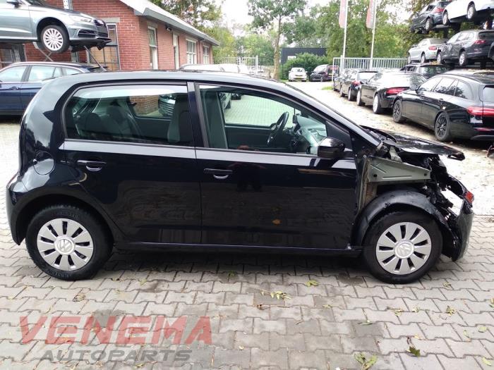 Volkswagen Up! 1.0 12V 75 Samochód złomowany (2018, Metalik, Czarny)