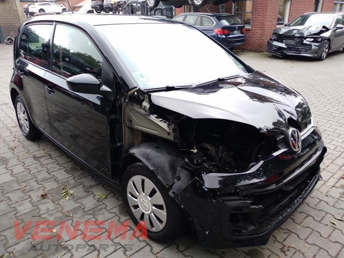 Volkswagen Up! 1.0 12V 75 Samochód złomowany (2018, Metalik, Czarny)