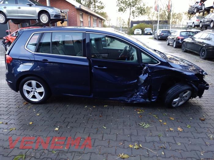 Volkswagen Golf Sportsvan 1.4 TSI 16V Skrotfordon (2017, METALLIC BLAUW)